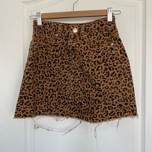 Leopard Mini Skirt from Primark